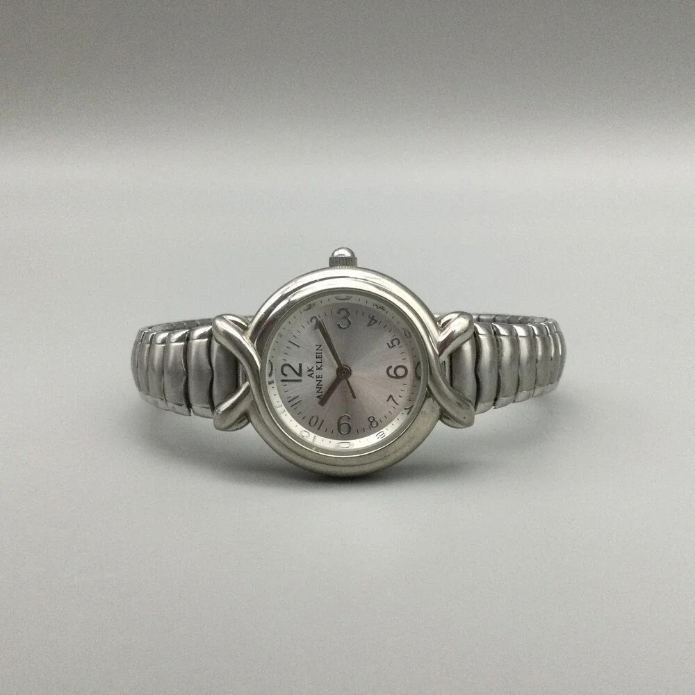 Anne Klein 10/2055 Womens Watch 26mm Silver Dial Expansion Bracelet New Battery